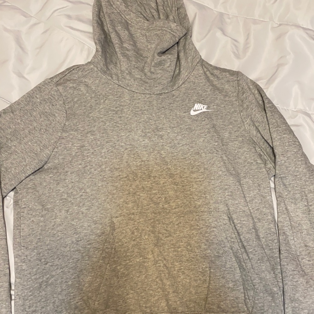 grey nike hoodie